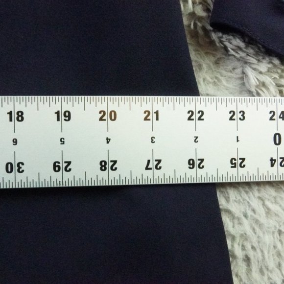 COPY - Talbots Midi Shirt Dress Womens 16 Blue Work Office Attire - Picture 9 of 13